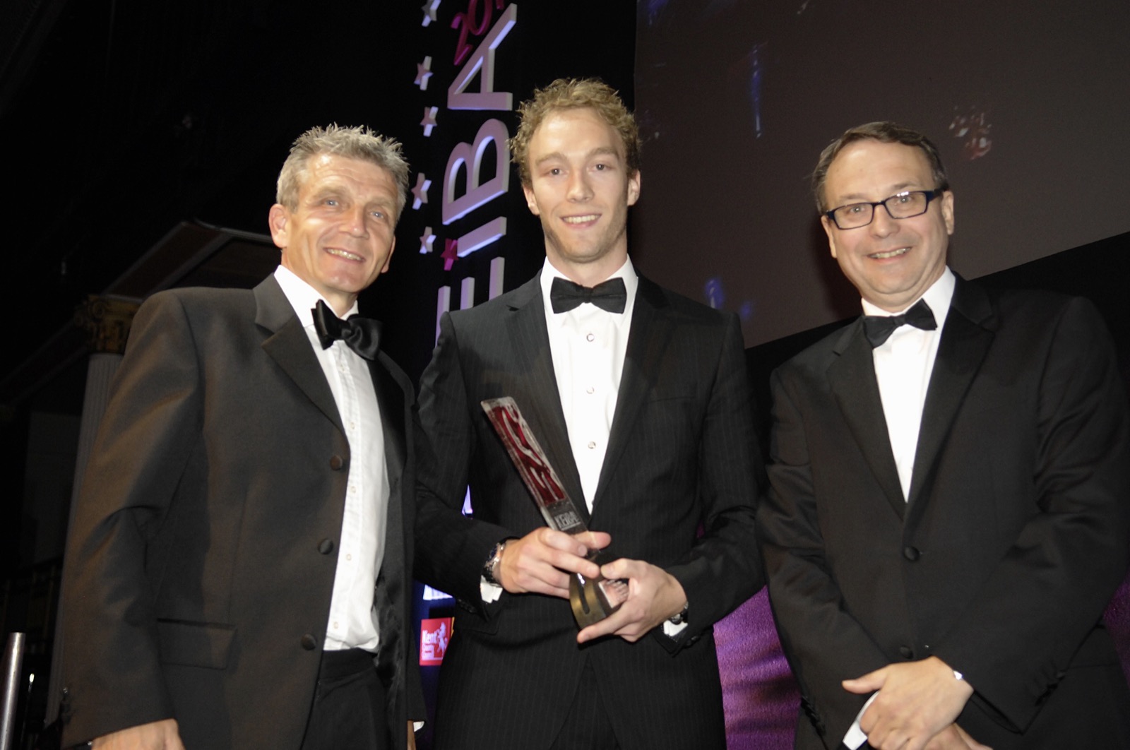 Luke Quilter presenting at the KEiBA awards