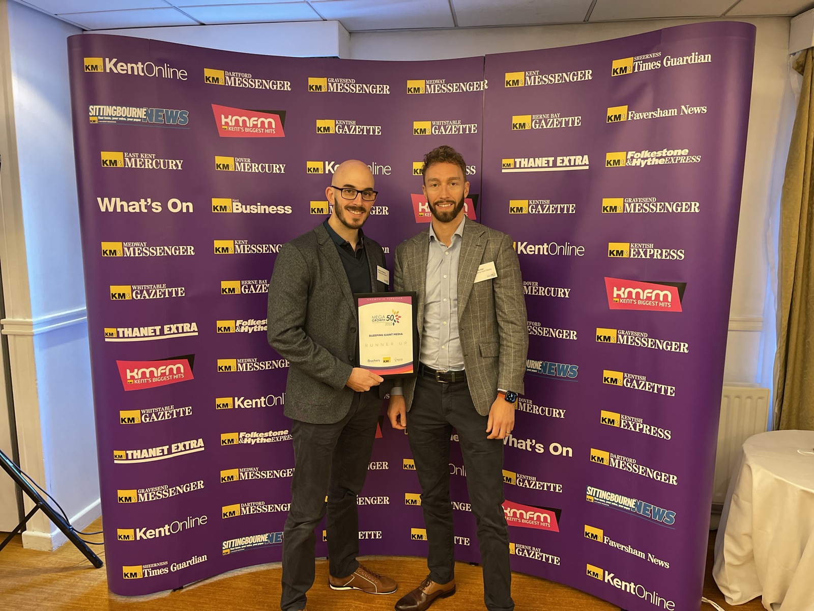 Sleeping Giant Media recognised in the Mega Growth 50